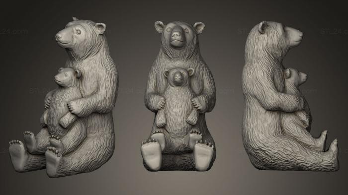 Animal figurines (Lourse 2, STKJ_0354) 3D models for cnc